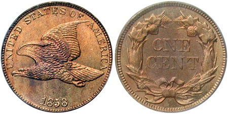 1858 Flying Eagle Cent